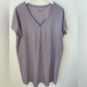 Pact Women's Purple Pajama Top